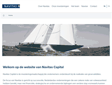 Tablet Screenshot of navitascapital.nl